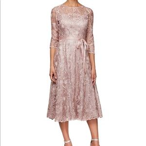 Alex Evenings Midi Dress